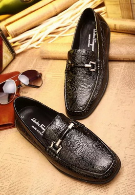 Salvatore Ferragamo Business Casual Men Shoes--011